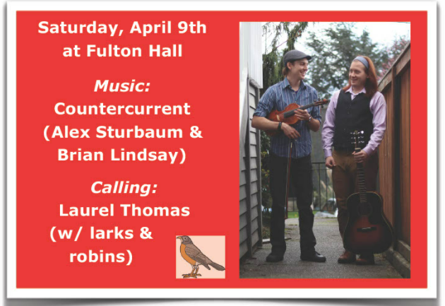 PCDC 2nd Saturday Contra: Countercurrent w/Laurel Thomas (pre-registration required - FULL)